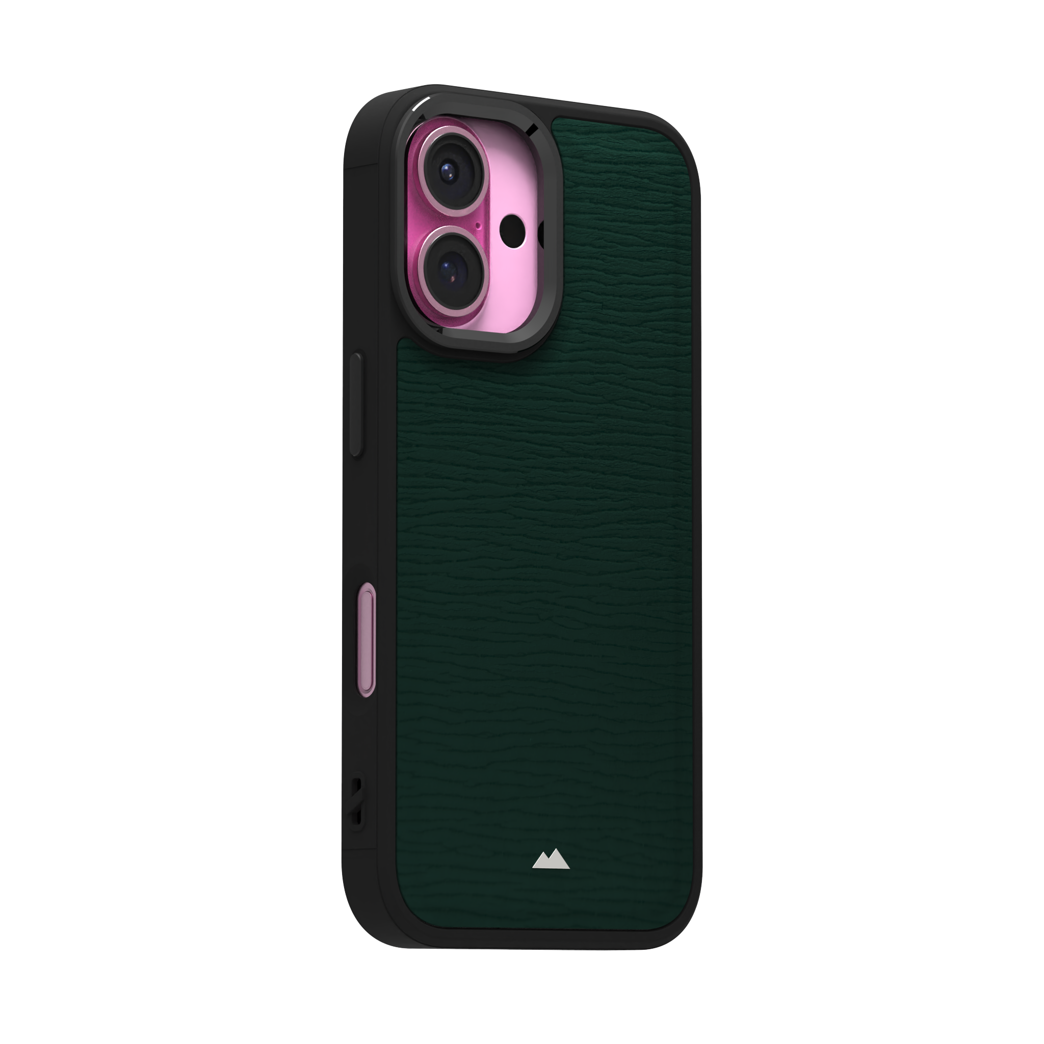 Forest Waves Leather Case Cover for iPhone 16