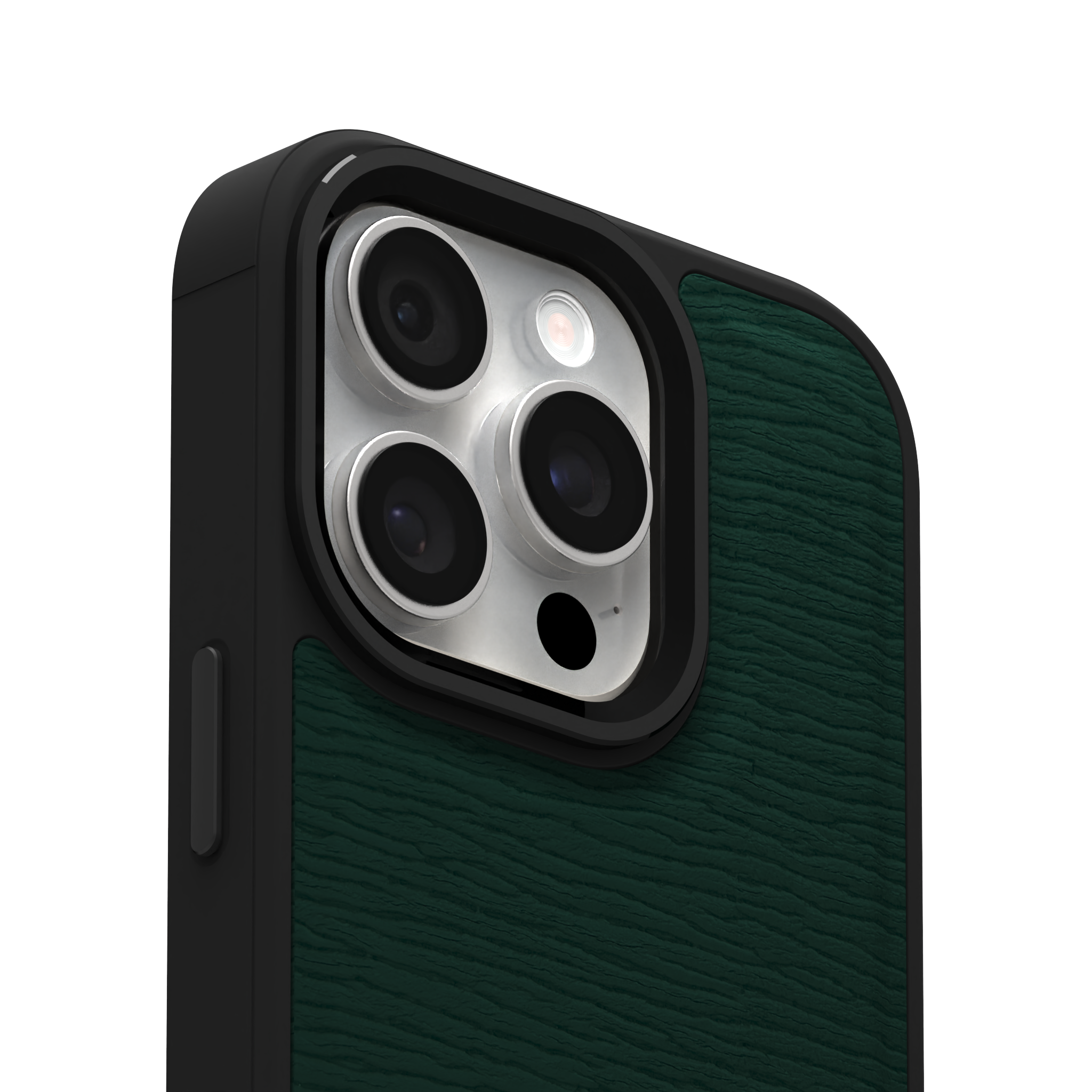 Forest Waves Leather Case Cover for iPhone 16 Pro