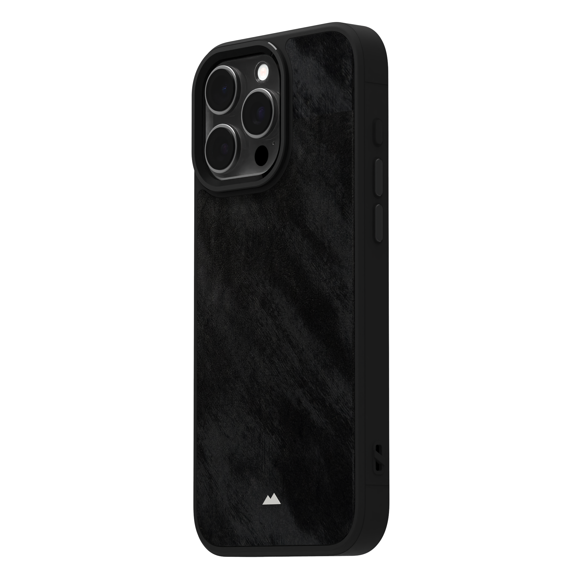 Black Frost Leather Case Cover for iPhone 16 Pro Max