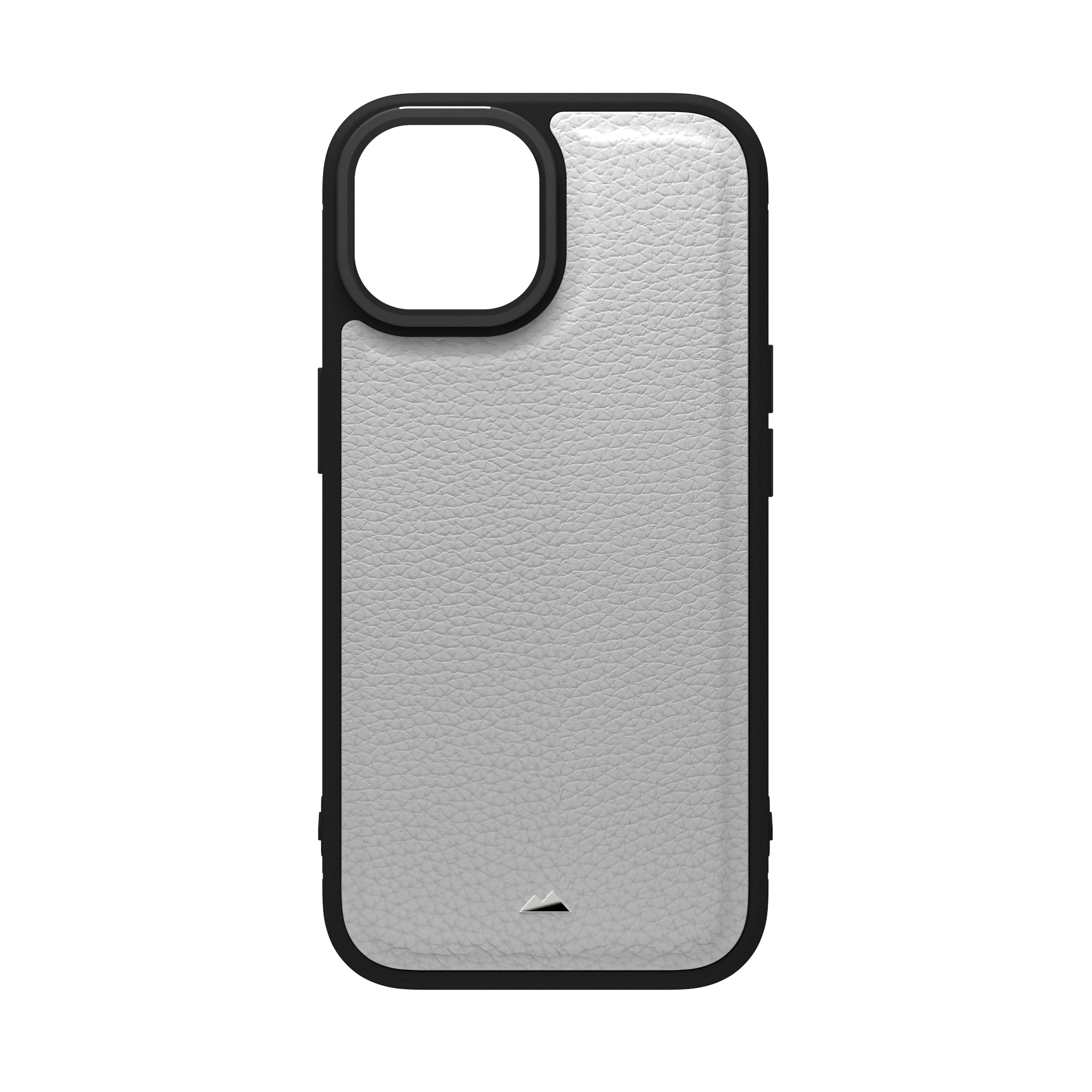 Snow Grain Leather Case Cover for iPhone 15