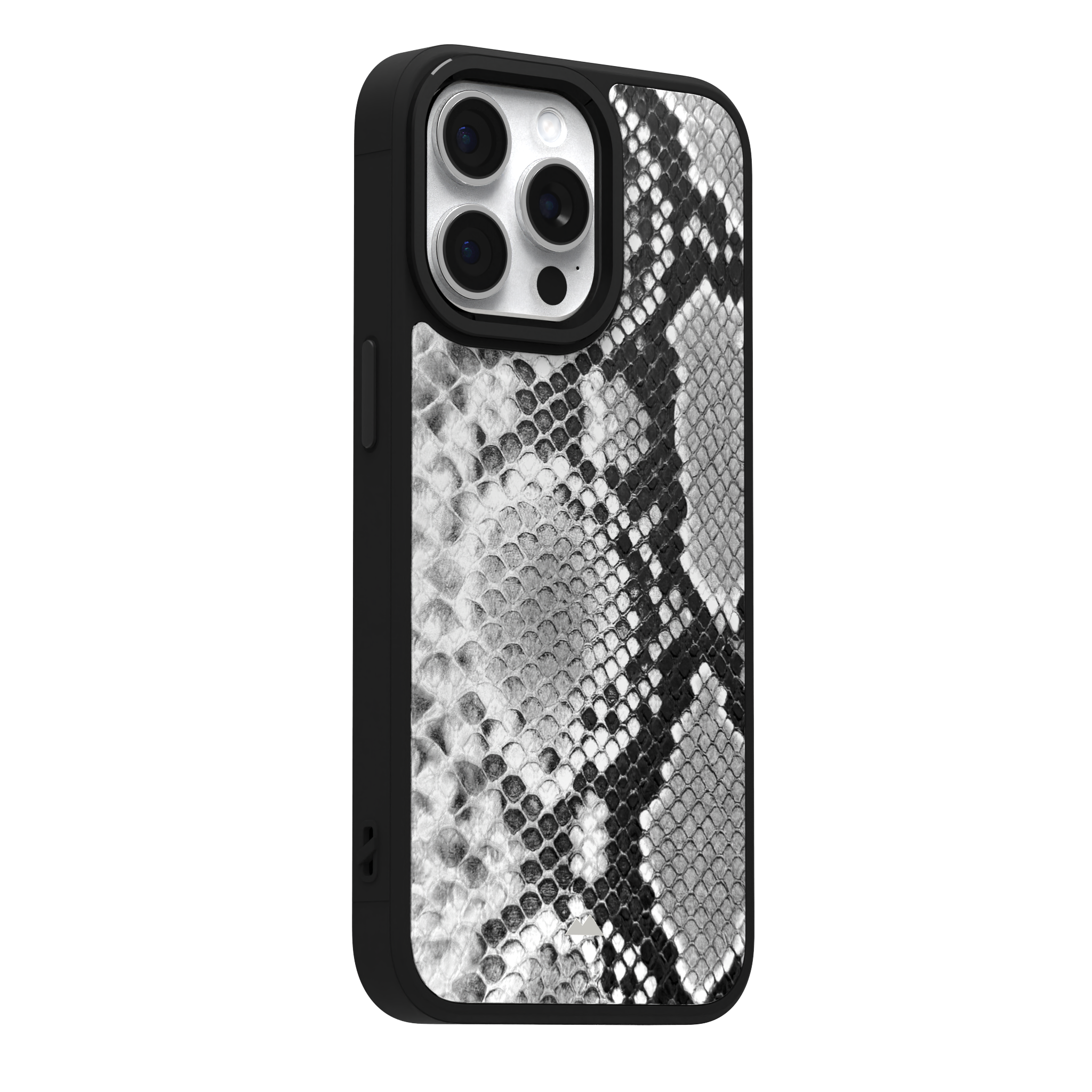 White Reptile Leather Case Cover for iPhone 15 Pro Max