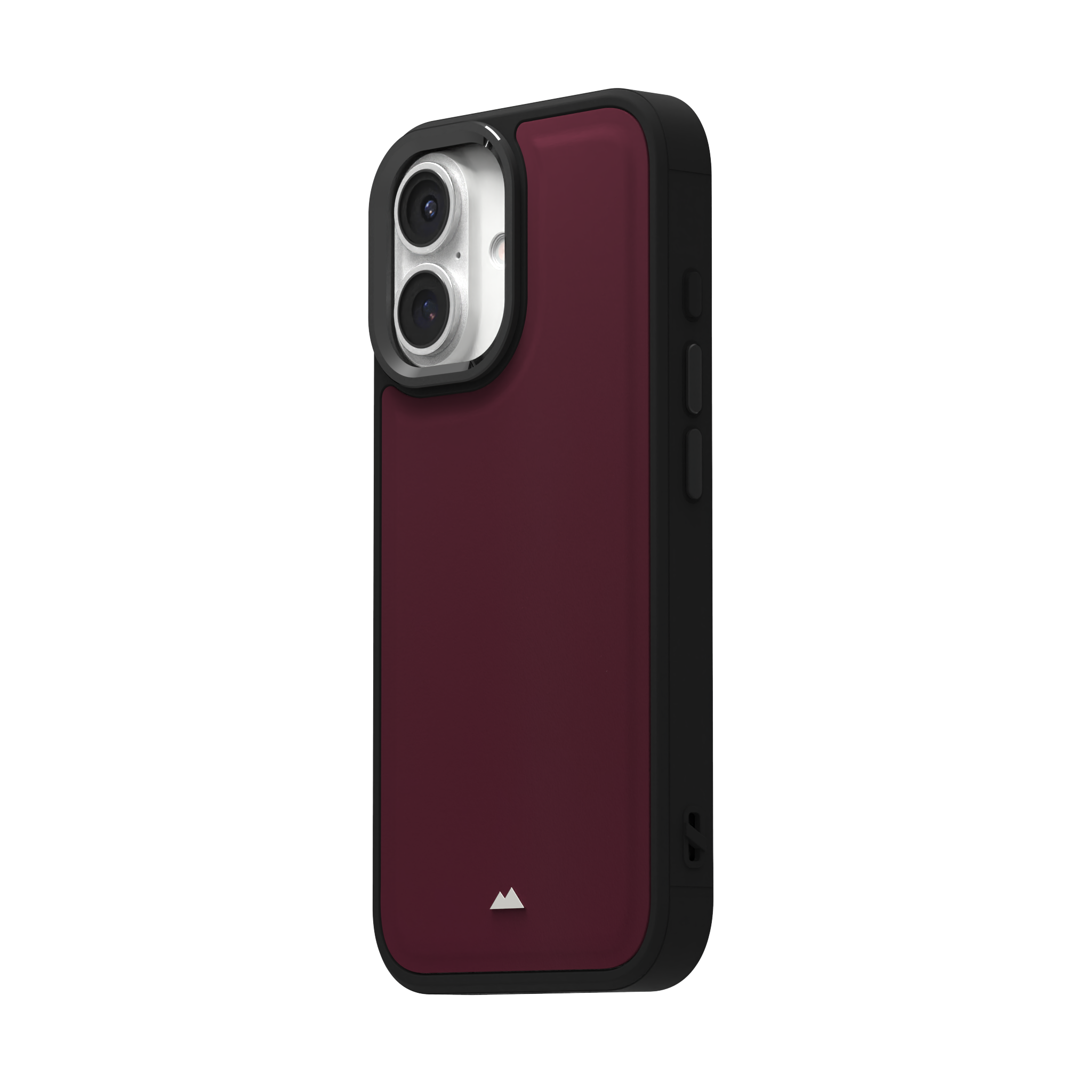 Merlot Plain Leather Case for iPhone 16