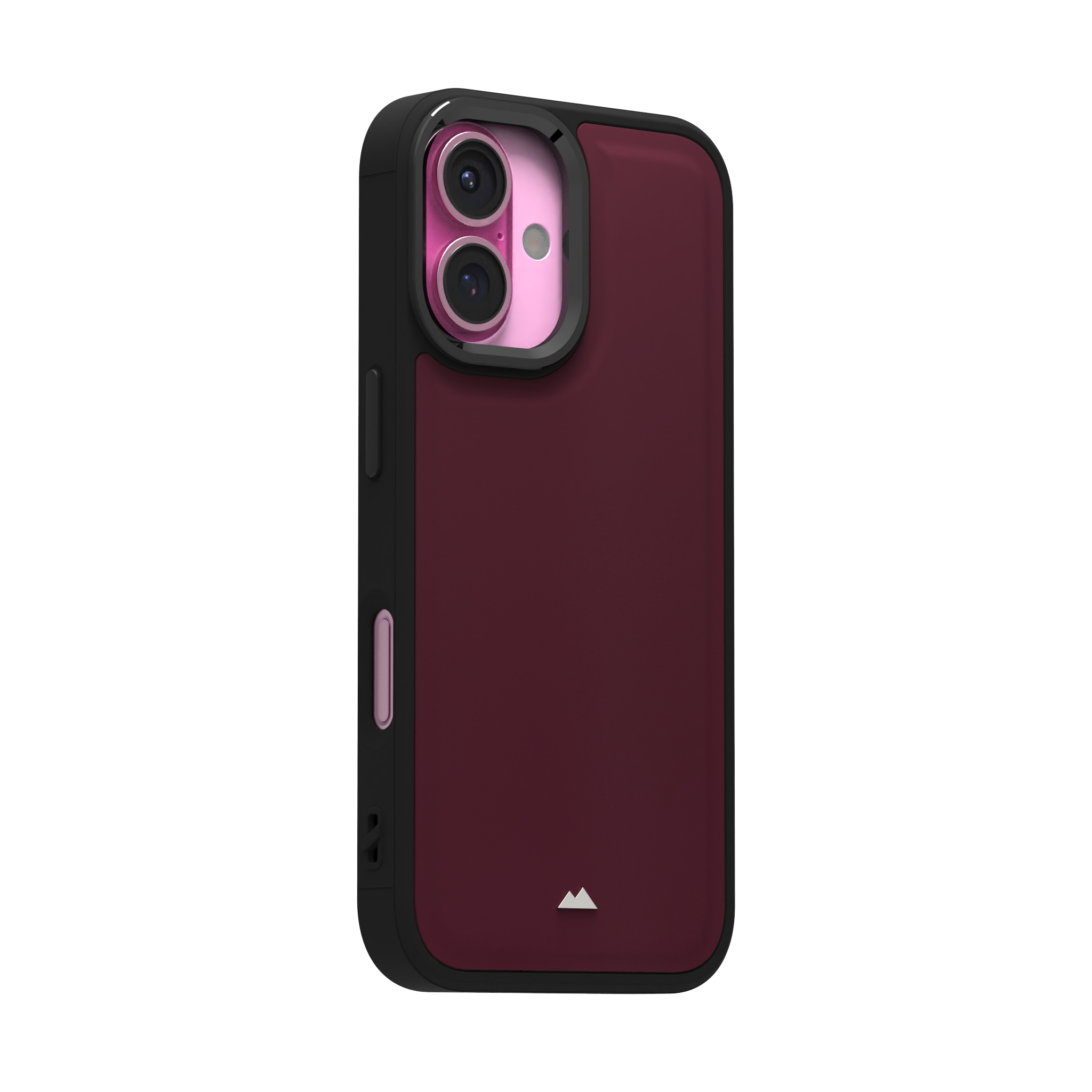 Merlot Plain Leather Case for iPhone 16