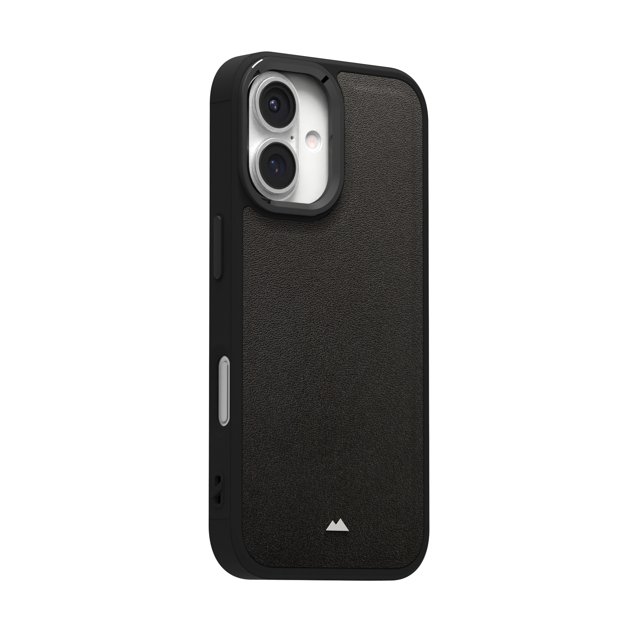 Brown Glitter Leather Case Cover for iPhone 16