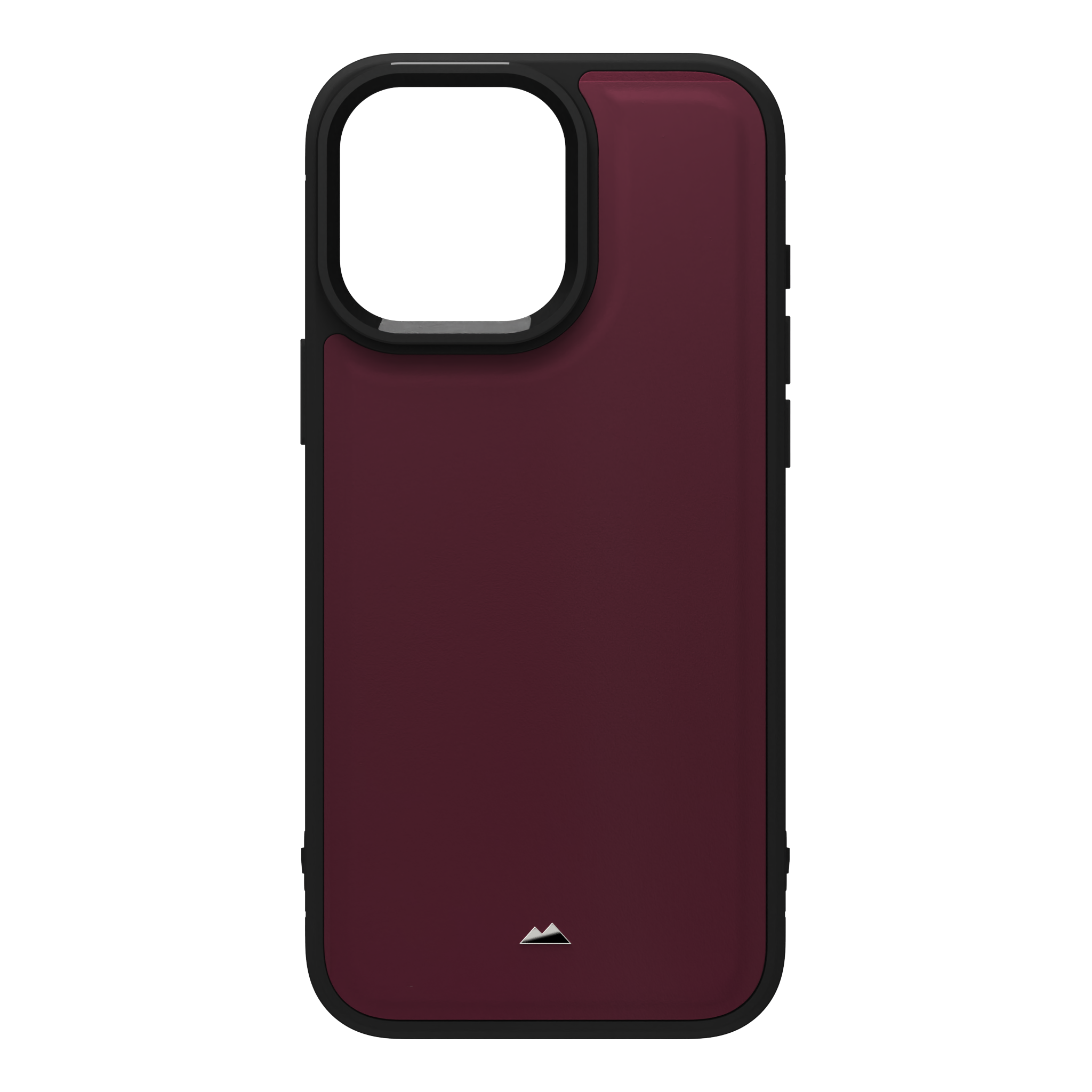 Merlot Plain Leather Case for iPhone 16 Pro Max