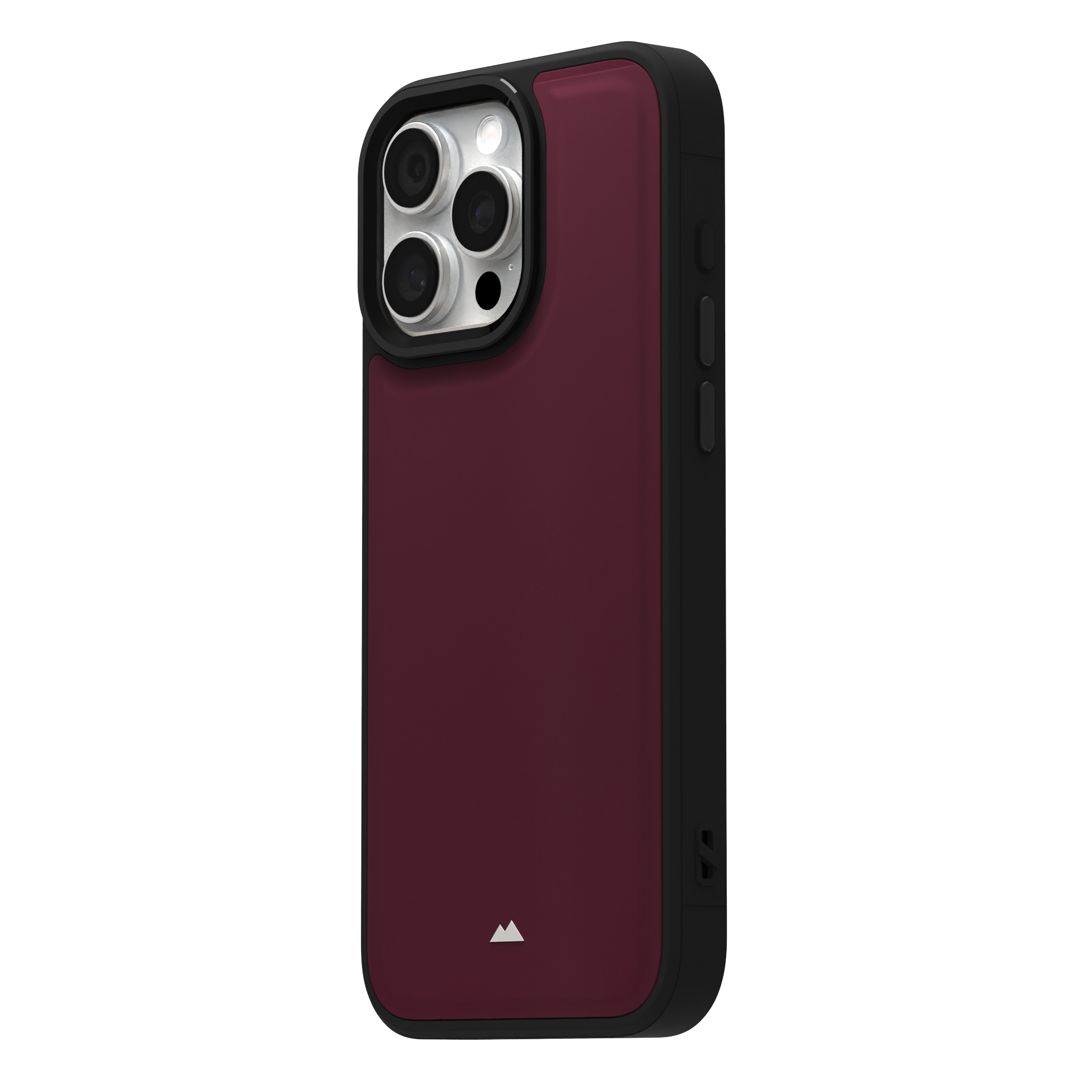 Merlot Plain Leather Case for iPhone 16 Pro Max