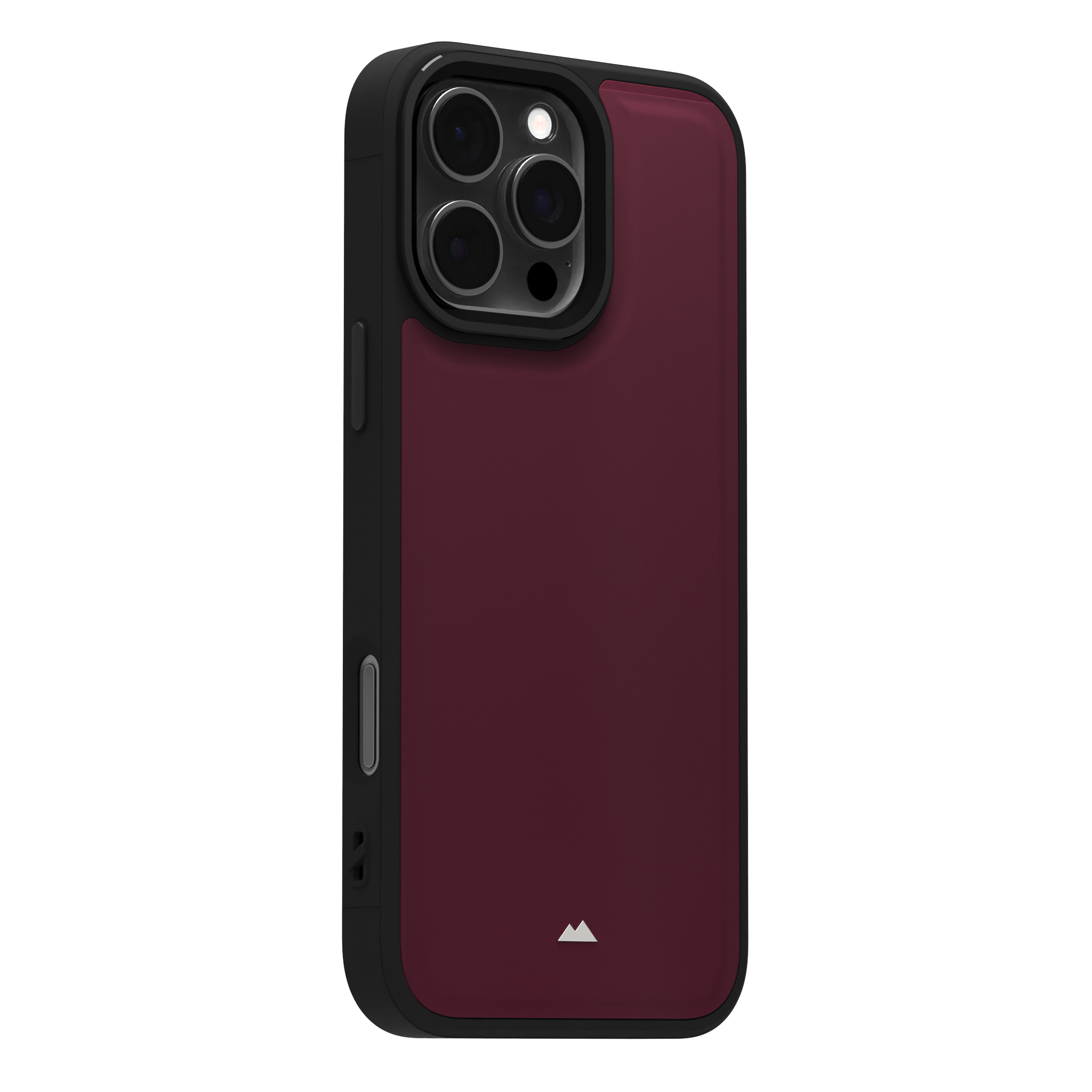 Merlot Plain Leather Case for iPhone 16 Pro Max