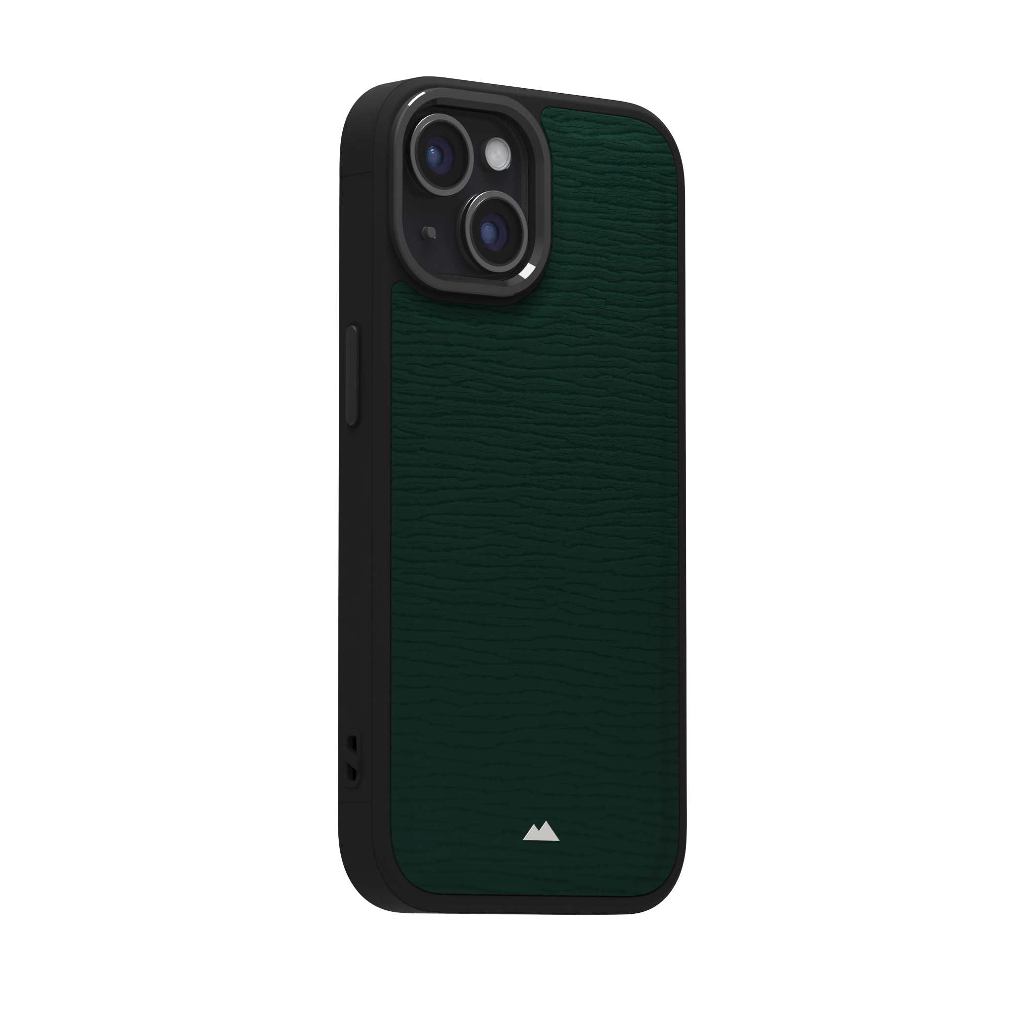 Forest Waves Leather Case Cover for iPhone 15