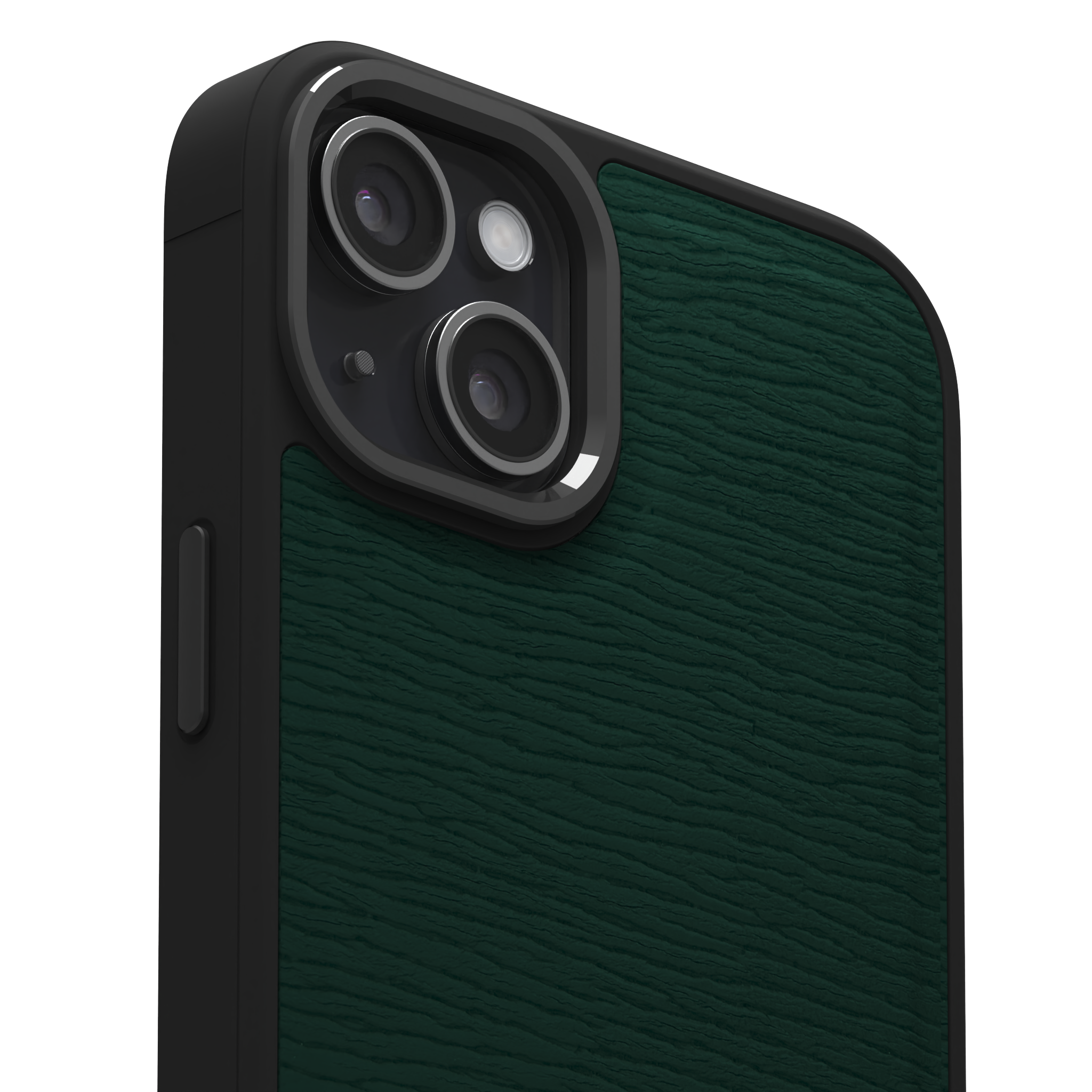 Forest Waves Leather Case Cover for iPhone 15 Plus