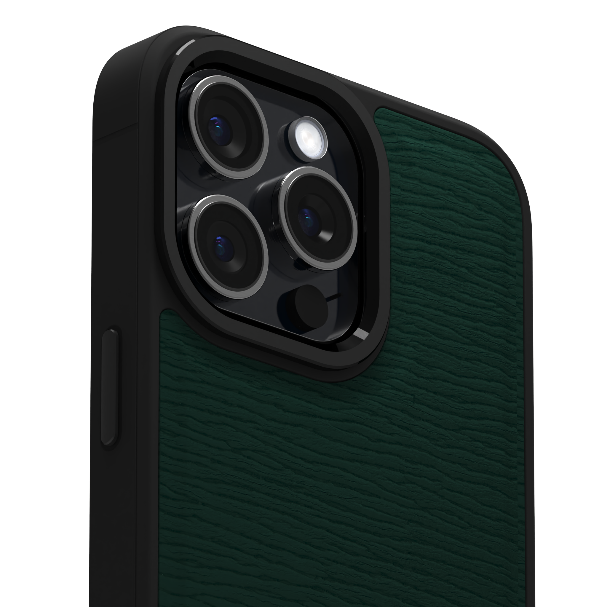 Forest Waves Leather Case Cover for iPhone 15 Pro Max