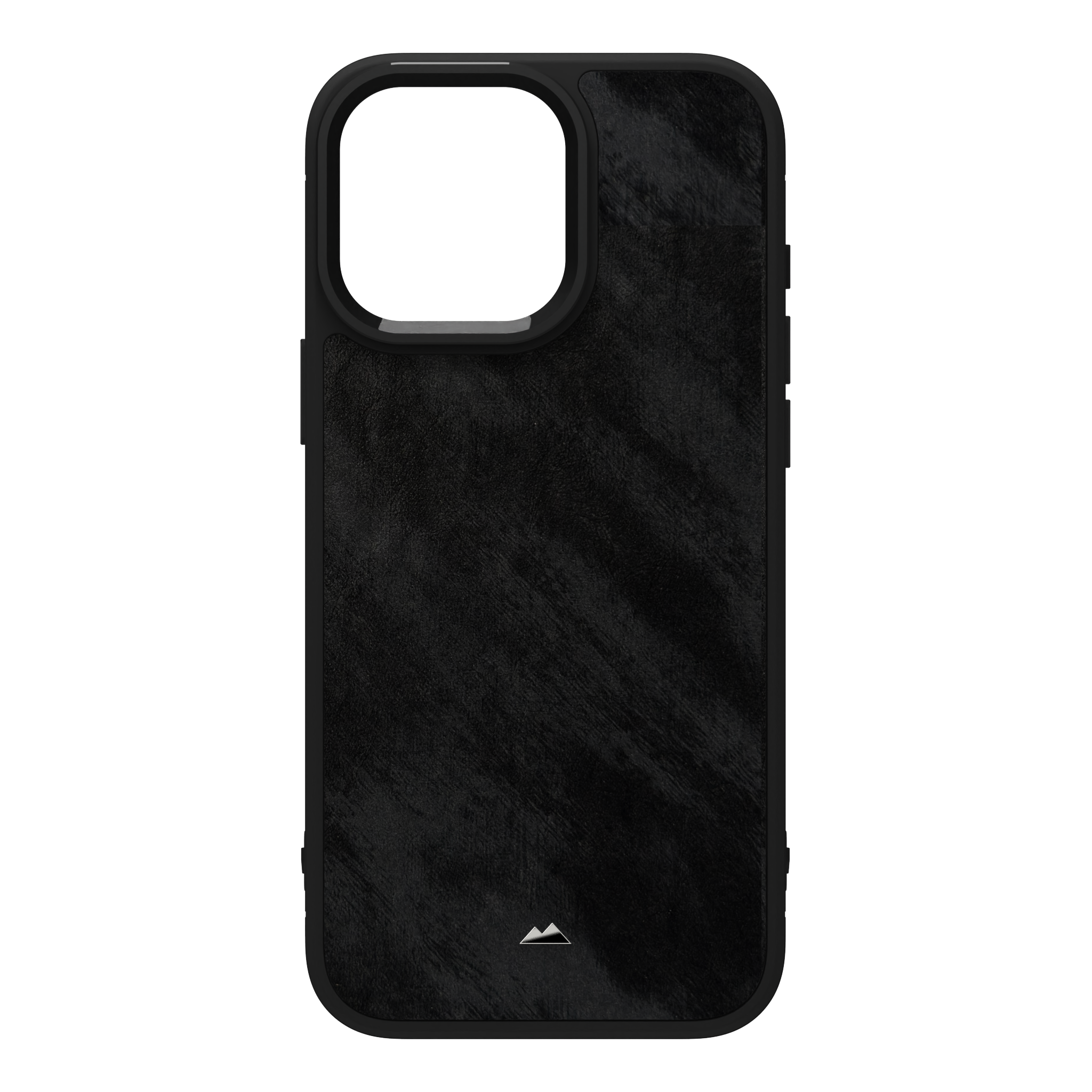 Black Frost Leather Case Cover for iPhone 16 Pro Max