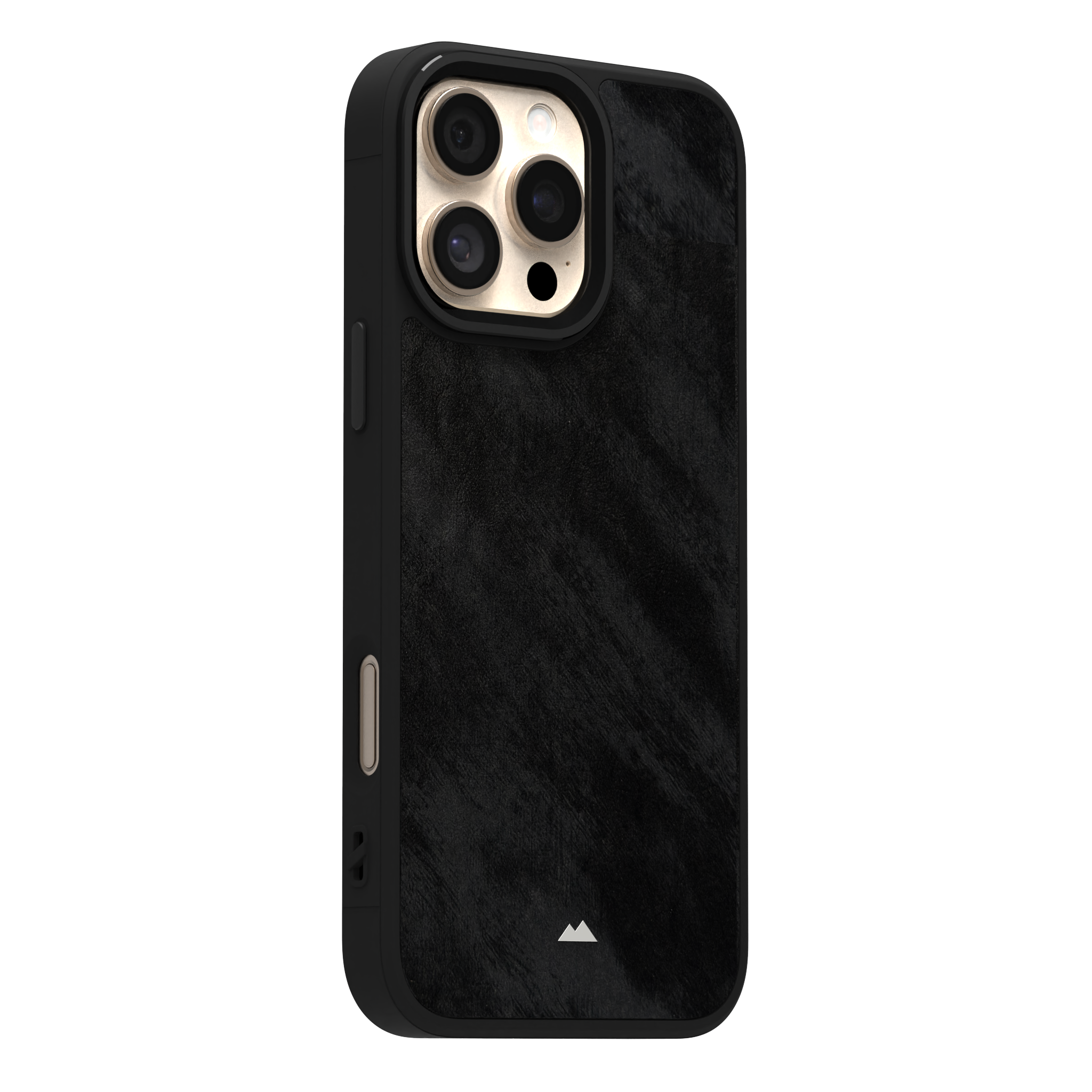Black Frost Leather Case Cover for iPhone 16 Pro Max