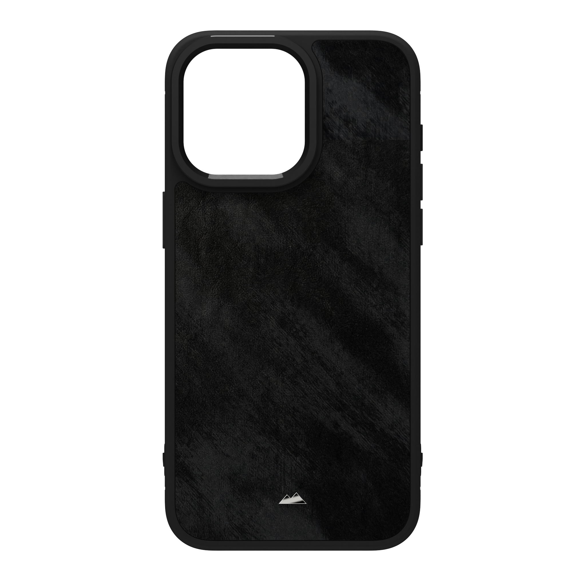 Black Frost Leather Case Cover for iPhone 15 Pro Max