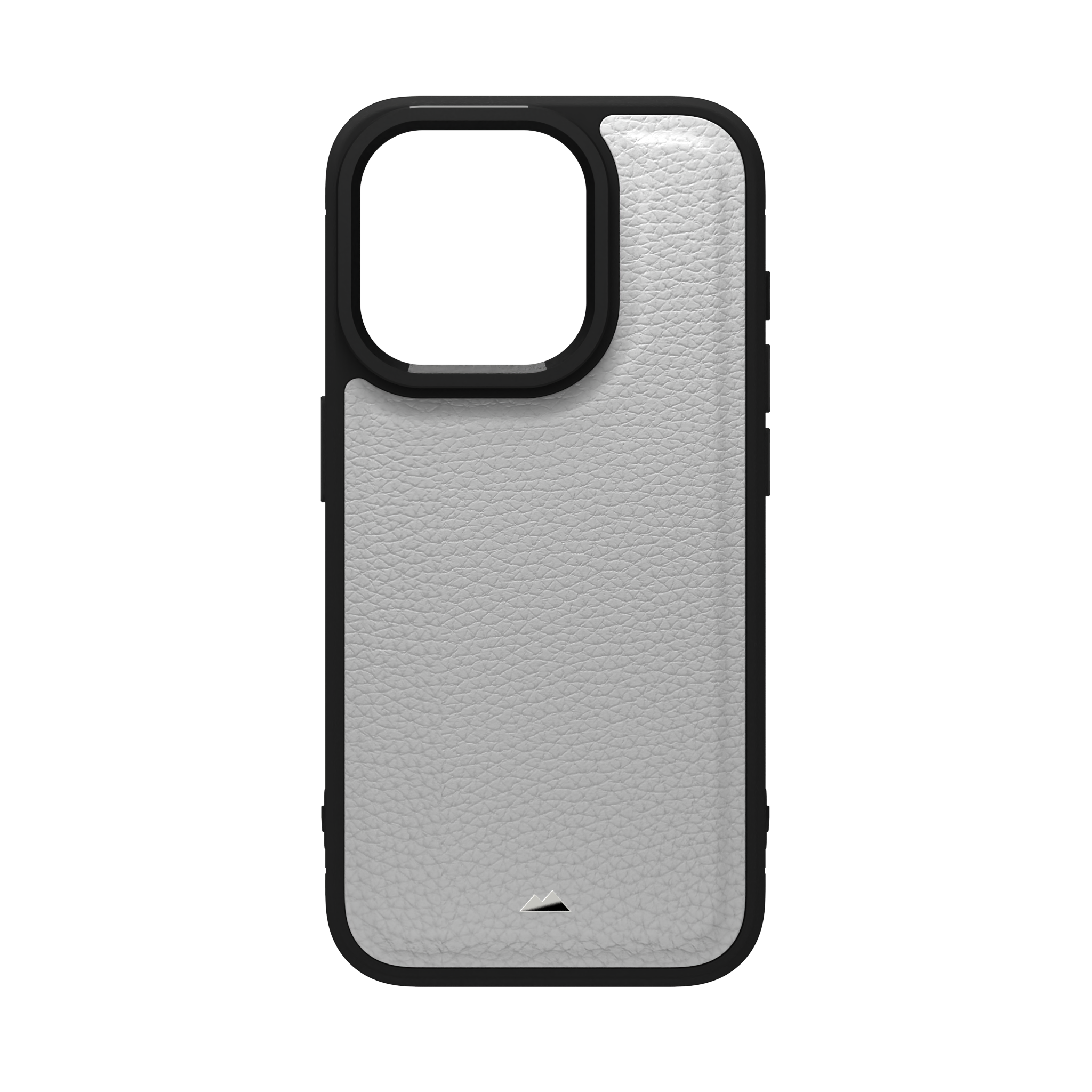 Snow Grain Leather Case Cover for iPhone 15 Pro