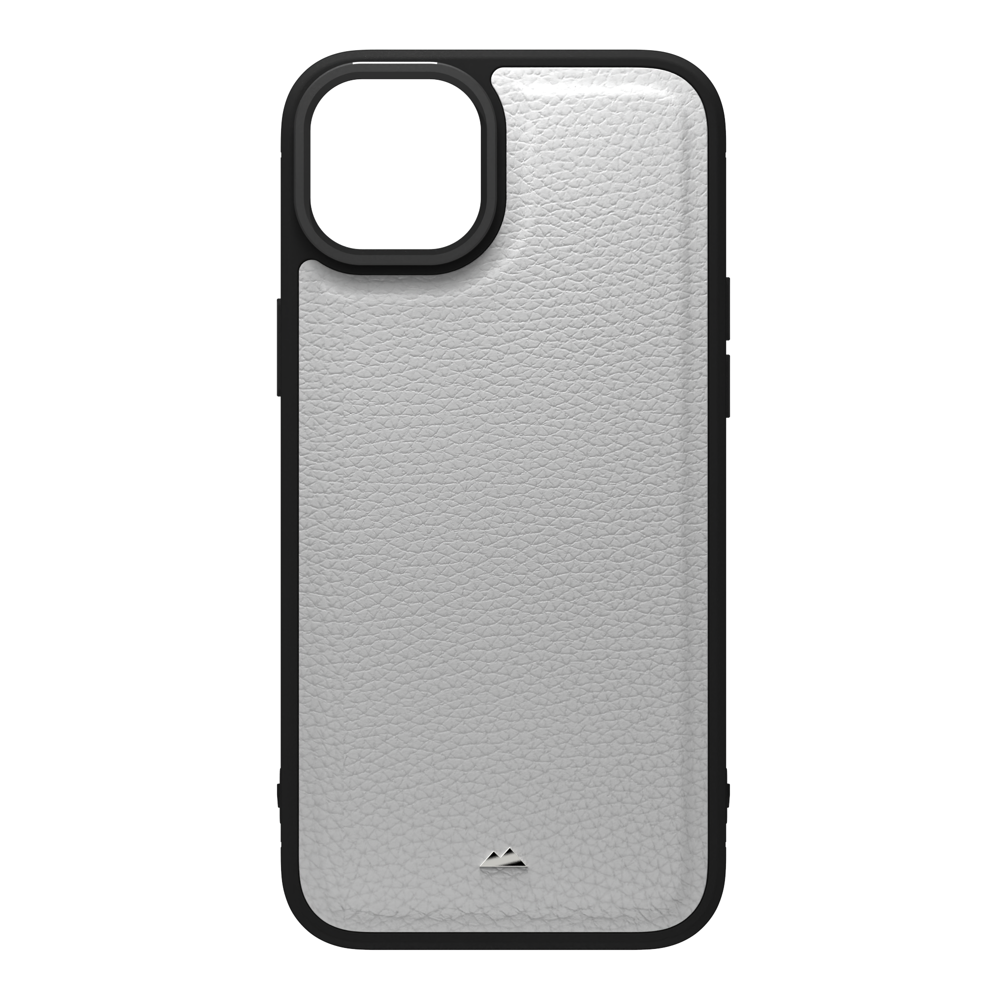 Snow Grain Leather Case Cover for iPhone 15 Plus