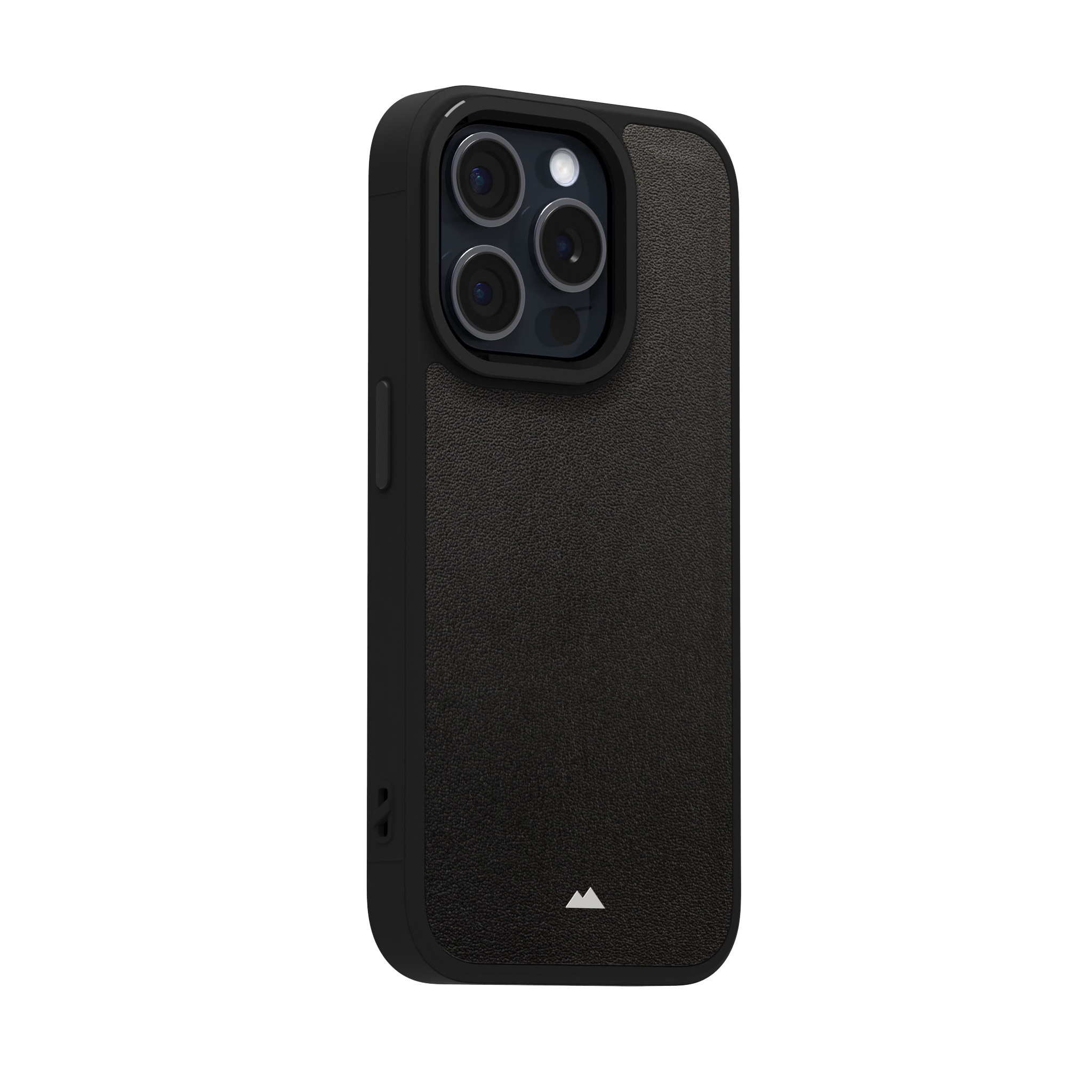 Brown Glitter Leather Case Cover for iPhone 15 Pro