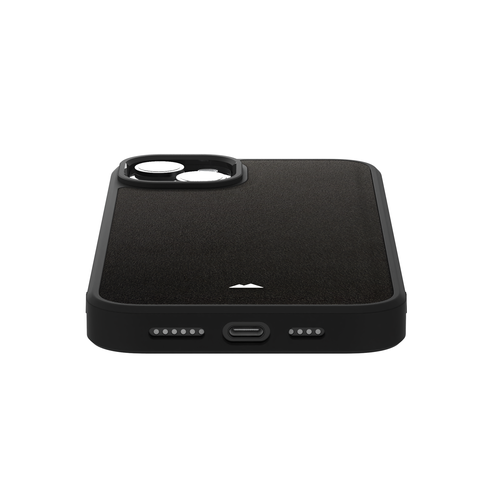 Brown Glitter Leather Case Cover for iPhone 15 Plus