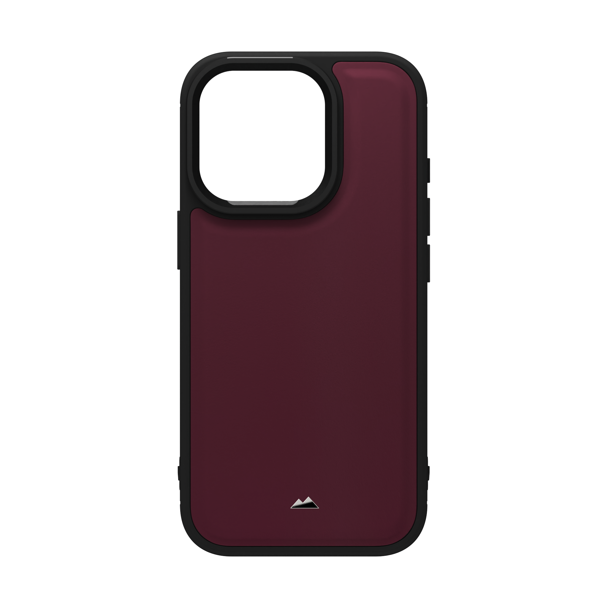 Merlot Plain Leather Case for iPhone 16 Pro