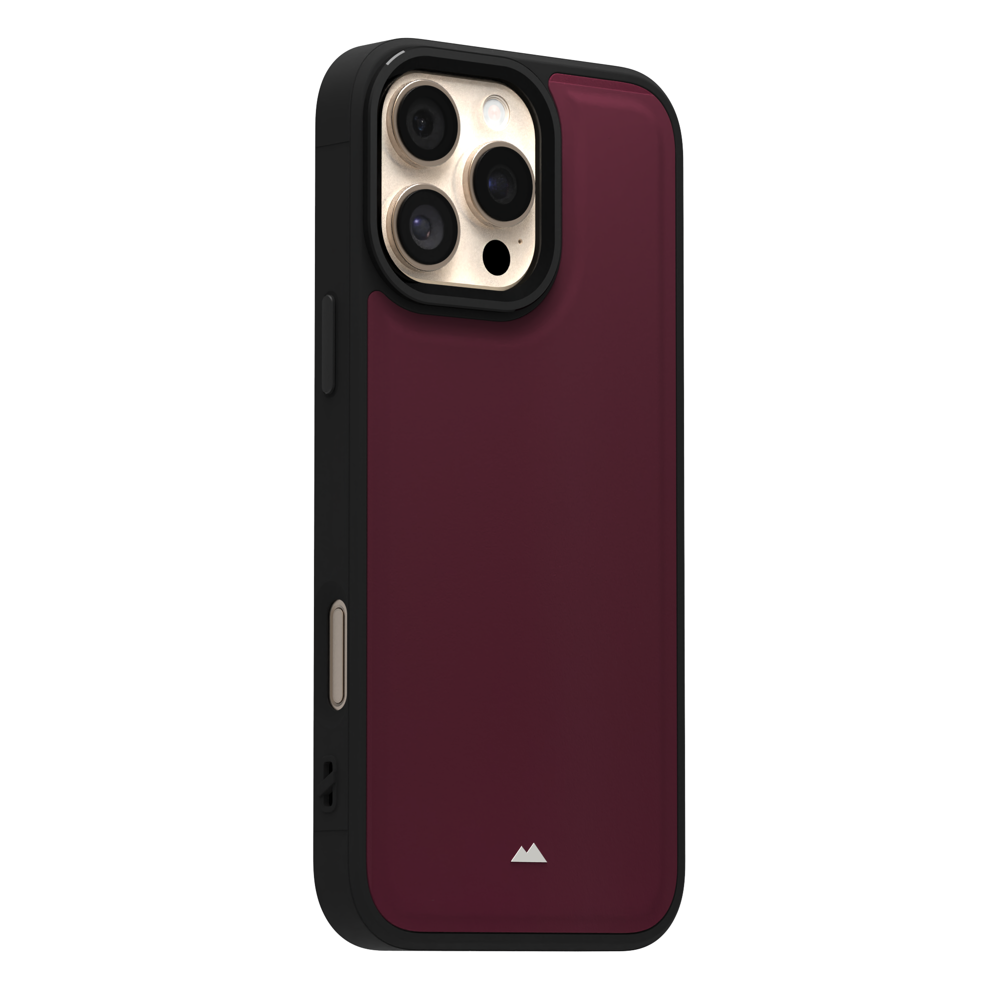 Merlot Plain Leather Case for iPhone 16 Pro Max