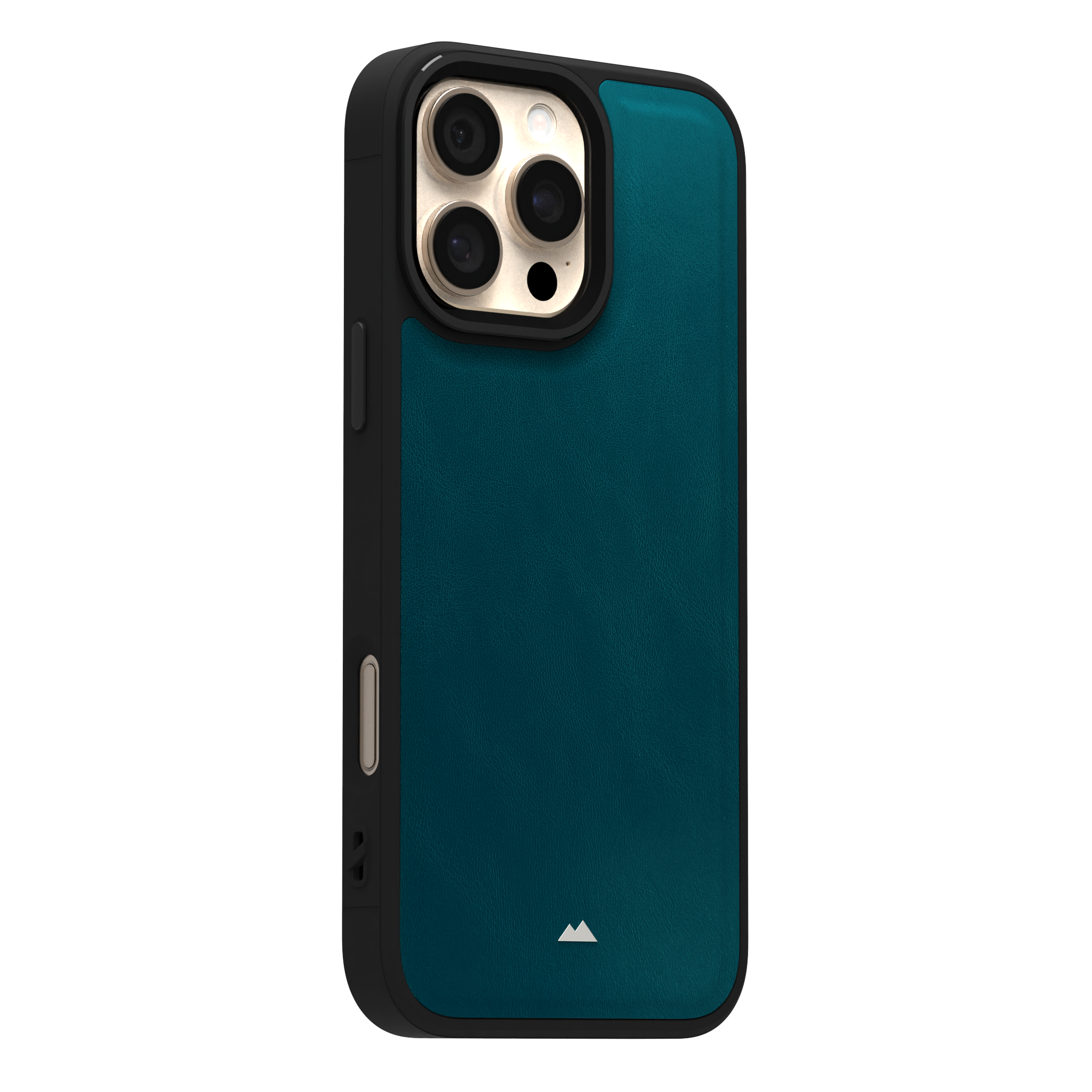 Ocean Blue Leather Case Cover for iPhone 16 Pro Max