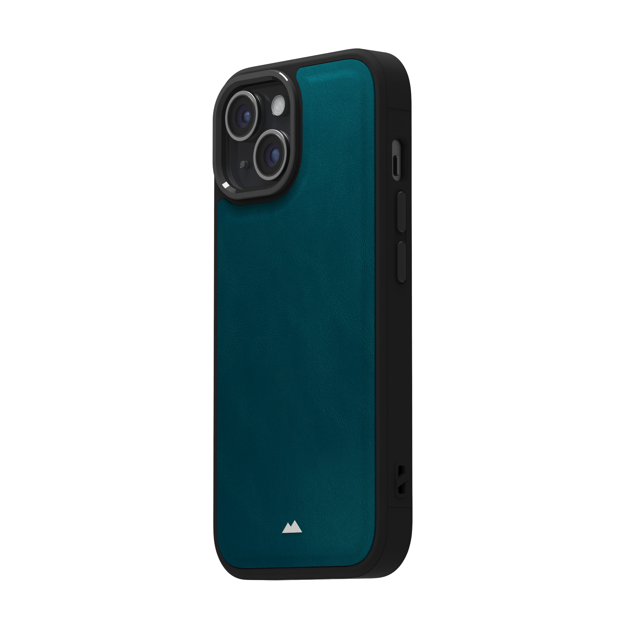 Ocean Blue Leather Case Cover for iPhone 15