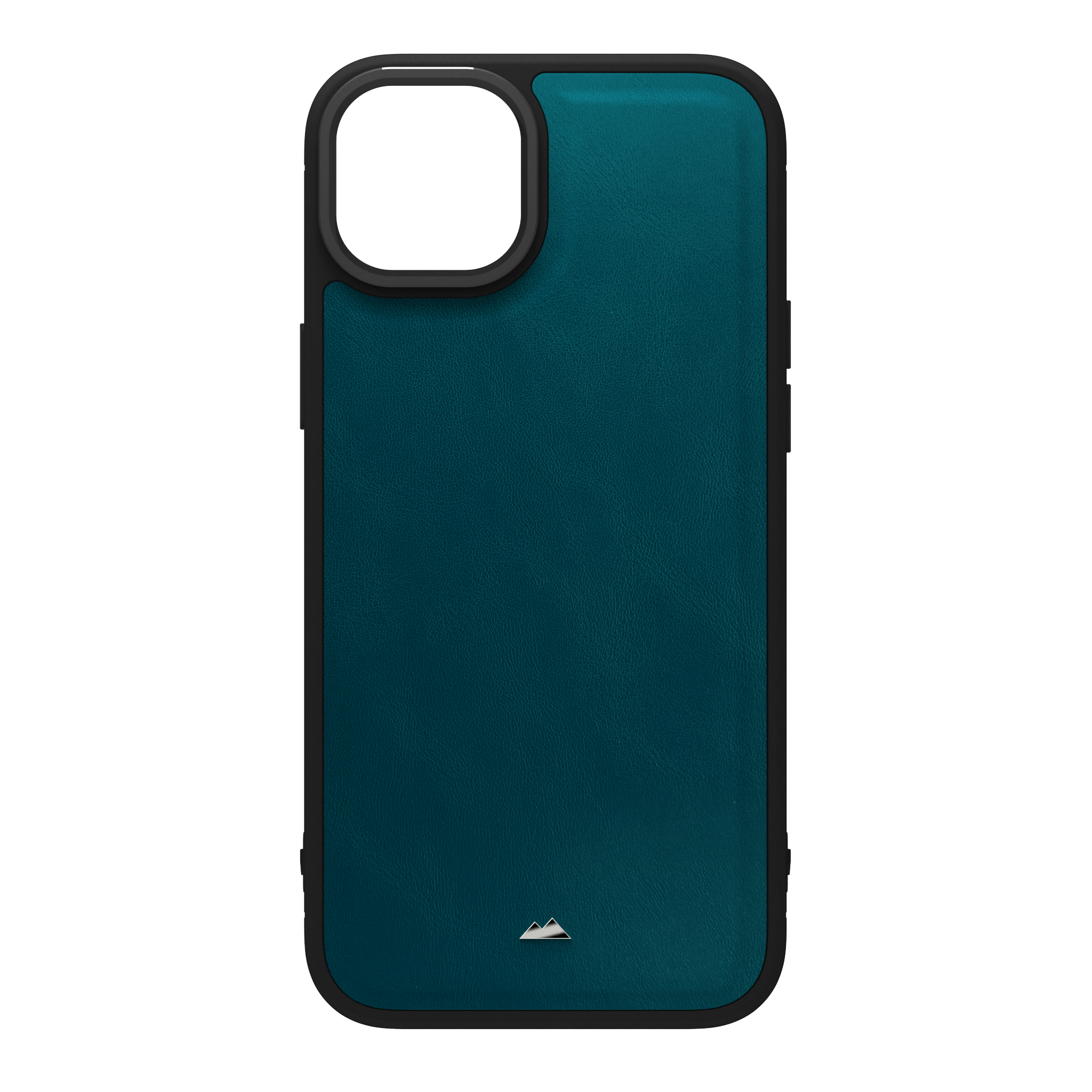 Ocean Blue Leather Case Cover for iPhone 15 Plus
